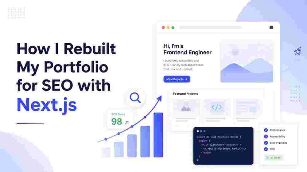 How I Rebuilt My Portfolio for SEO with Next.js